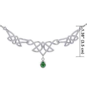 Celtic Knotwork Silver Necklace TN261 - Jewelry